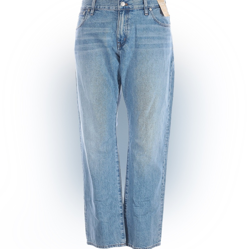 NWT 💙 Madewell 90s Low-Rise Straight Full Length Denim Jeans, Size 33, #N0652